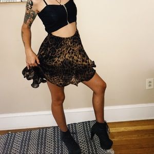 ✨ UNIF Leopard Leotard Dress ✨